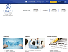 Tablet Screenshot of consultshape.com